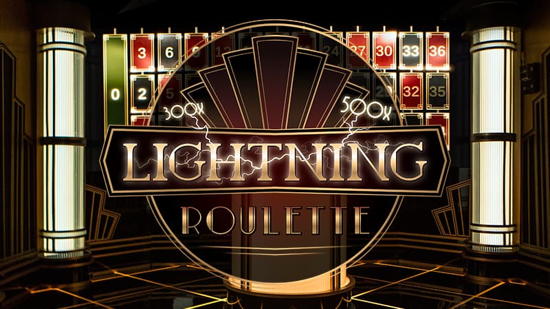 Lightning Roulette online game logo by Evolution on enjoybetit.org